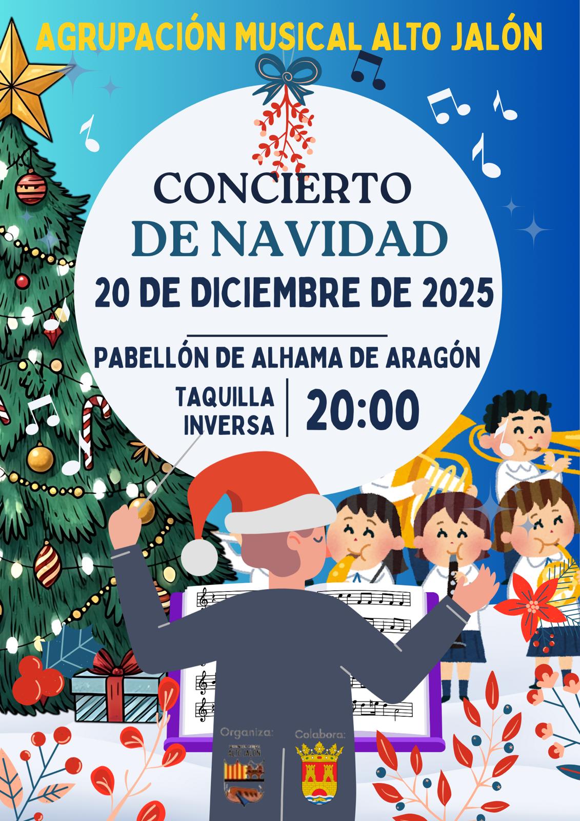Cartel de Concierto de Navidad (Alhama de Aragón)