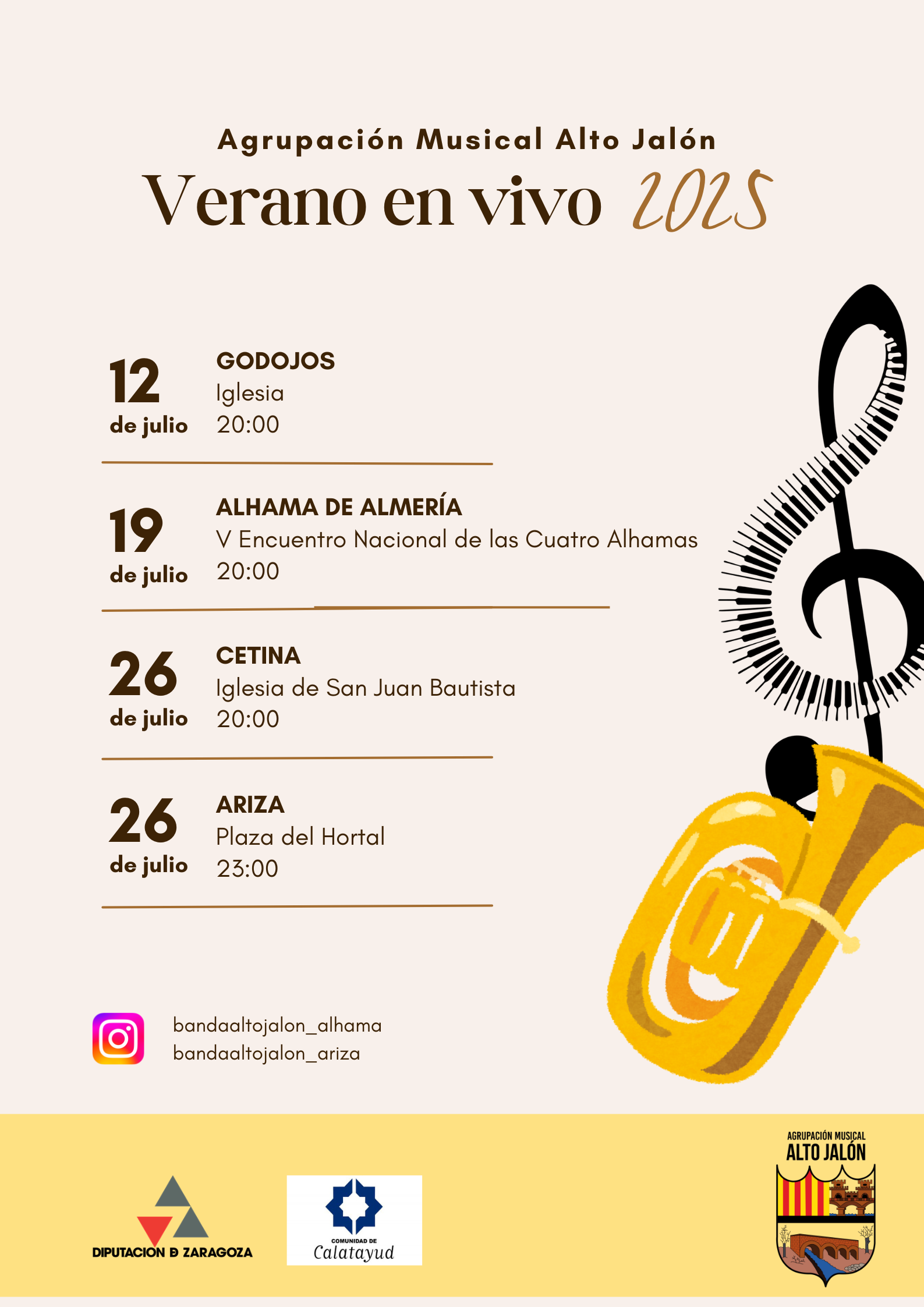 Cartel de Verano en vivo 2025