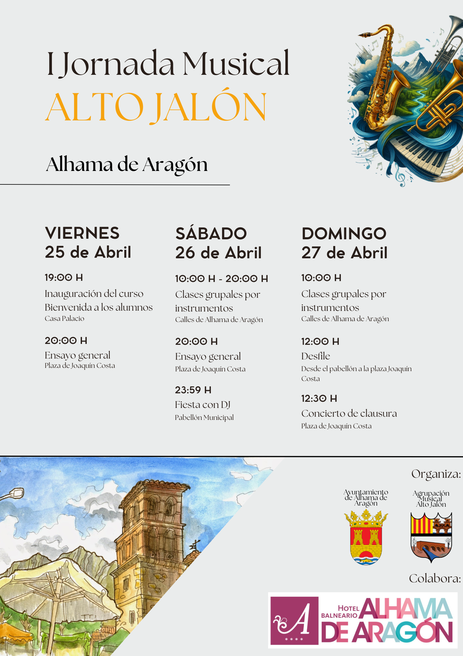 Cartel de I Jornada Musical Alto Jaón