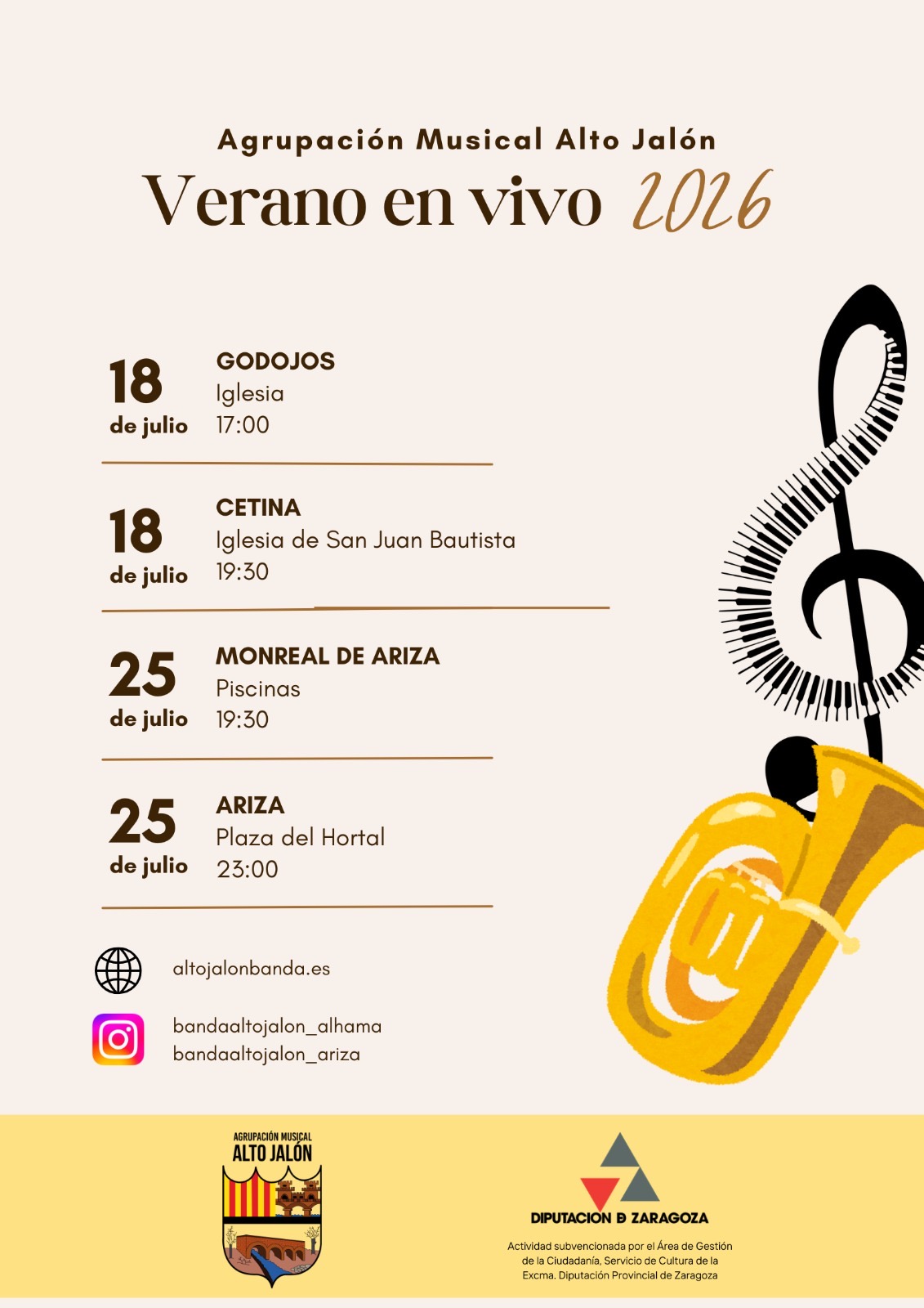 Cartel del concierto: Verano en vivo - Godojos