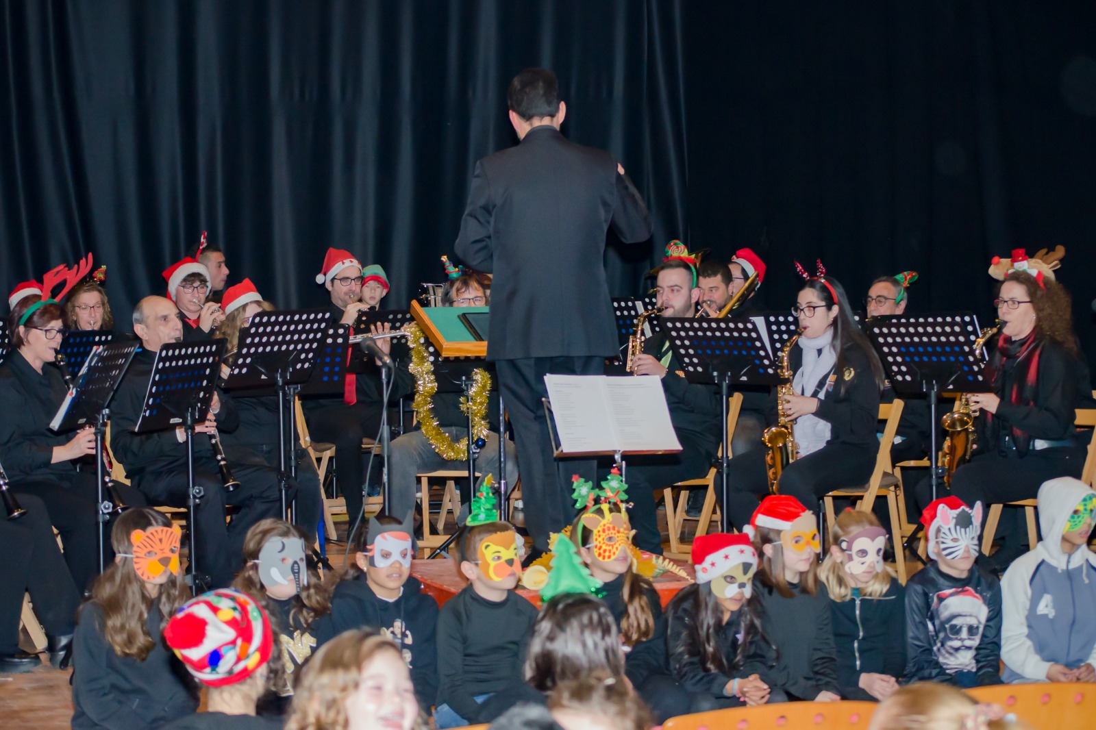 Noticia de la Banda de Música Alto Jalón: La Agrupación Musical Alto Jalón celebra la Navidad con dos conciertos llenos de música y participación